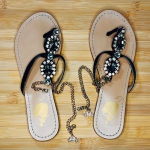 Disney | RARE Cinderella Jeweled Sandals Size 7.5